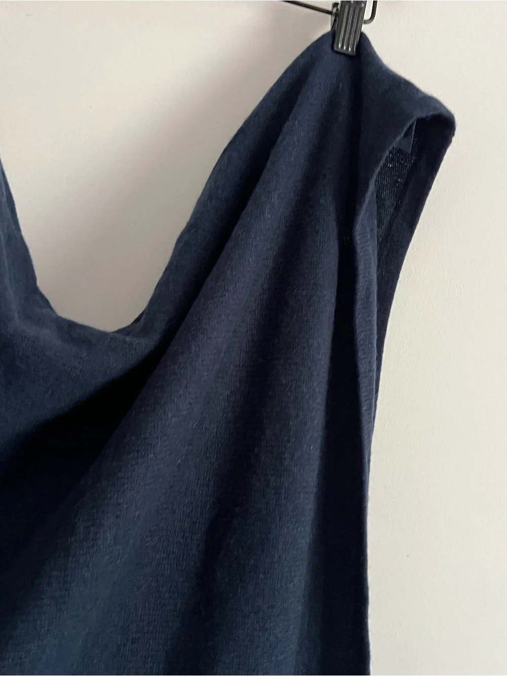 NWT Peter Millar Cashmere Shawl Poncho One Size Navy Luxury Wrap Cape Made in Sc